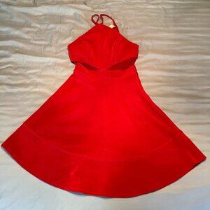 Emerald Sundae Dress, Dark Red, Size 5